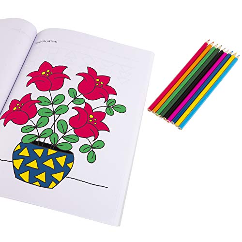 abeec Aktivitätsbücher für Kinder – 4 Bücher im A4-Format mit Wortsuche, Aktivitätenbuch, Dot zu Dot und Malbücher für… – Bild 4