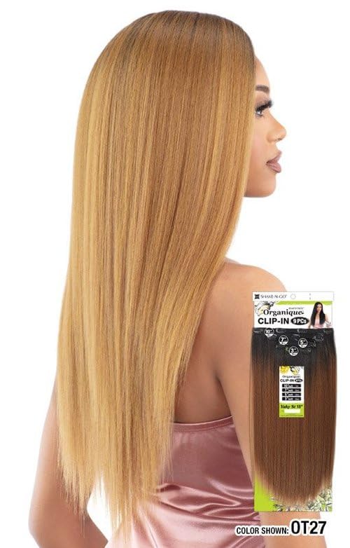Shake-N-Go Weave Organique Mastermix Clip In Yaky Straight 18" (9Pcs) (Color: OT30)