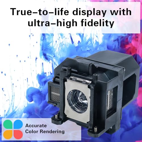 Image of V13H010L53 Replacement Projector Lamp Bulb for Epson ELPLP53 EB-1830 EB-1900 EB-1910 1915 EB-1915 EB-1920W H326B H316C H315C EMP-1915 EB-1900 EB-1910 EB-1915 EB-1920W Projector with Housing
