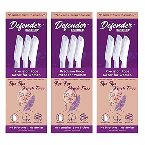Image of Bombay Shaving Company Face Razor For Women Pack of 3 and Coffee Face Wash