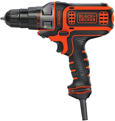 BLACK+DECKER Electric Drill, 3/8-Inch, 4-Amp (BDEDMT)