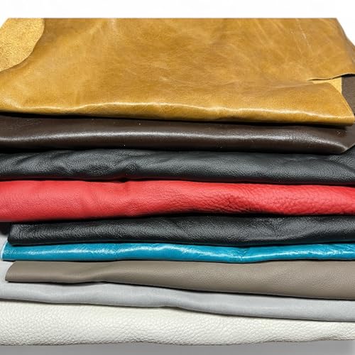 3 lbs Genuine Full & Top Grain Leather Scraps –