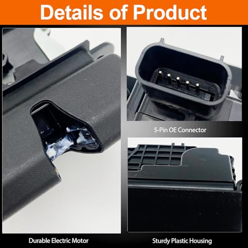 Image of Liftgate Lock Actuator Compatible with 2015-2021 Tucson, 2017-2022 Sportage Without Power Models - Rear Trunk Tailgate Latch Assembly