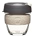 KeepCup 8oz Reusable Coffee Cup. Toughened Glass Cup & Non-Slip Silicone Band. 8 oz/Small, Chai