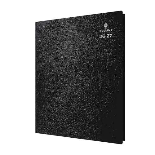 2026-2027 Mid/Academic Year Planner - 13 Month A4 Day-to-Page with Appointments - Collins Debden Leadership Diary Graphite (CP6745-2627)