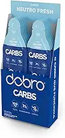 Carbs Gel, Dobro, Gel de Carboidrato, Sabor Neutro Fresh - 10 Sachês de 30g