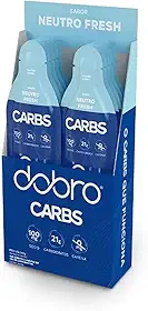 Carbs Gel, Dobro, Gel de Carboidrato, Sabor Neutro Fresh - 10 Sachês de 30g