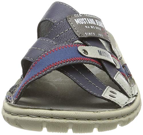 Mustang 4134-701-800, Sabot Uomo, Blu Scuro 800