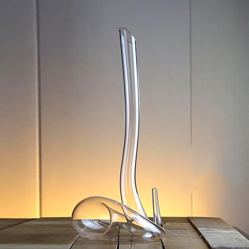 Decantador de vino de serpiente transparente sin plomo jarra de cristal Accesorios de vino