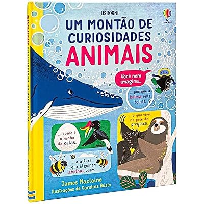 livro infantil animais um monto de curiosidades usbor
