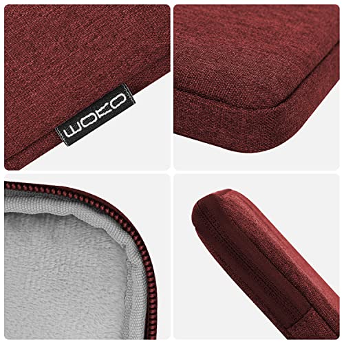 Image of MoKo 9-11 Inch Tablet Sleeve Bag Carrying Case Fits New 11inch iPad Air M4, iPad A16 2025, iPad Pro 11 M4, Air 5 /4 /3, iPad 10 /9 /8th Gen, Tab S8 /S9 11 inch, Tablet Carrying Case, Wine Red