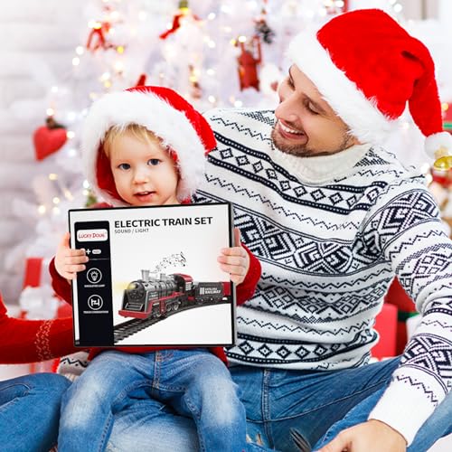 image for Lucky Doug Train Set Toys for Kids, Christmas Toys Train Sets for Kids