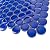Penny Round Glass Mosaic Tile 1”x1” – (Sample Swatch 4"x5") – Glossy Finish, Waterproof, Easy Install Mesh-Backed Tile for Kitchen Backsplash, Bathroom, Shower, Wall, & Decor - Cobalt Blue