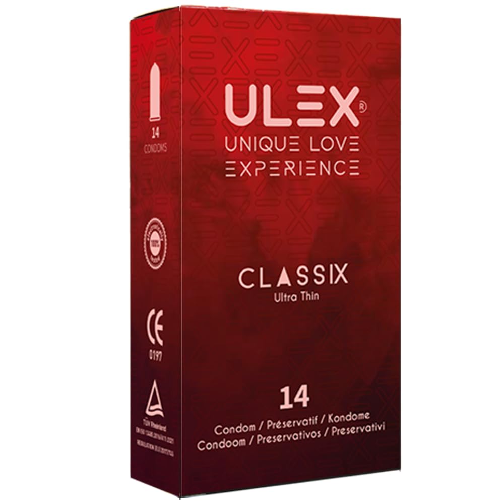 ULEX Classix - 42 Prezerwatywy Klasyczne Nawilżane - Lateks naturalny - 52 mm