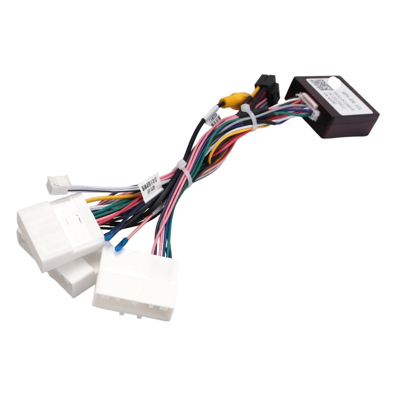 Car Android Stereo 16PIN Power Wiring Harness Cable Adapter with CANbus Box Compatible with Renault Dacia Duster/Arkana /XM3