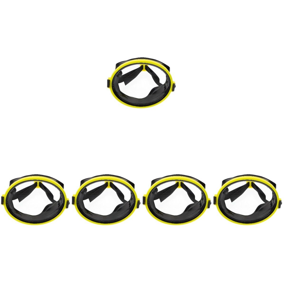 OSALADI 5 Piezas Máscara de Buceo Portátil Diseño Ergonómico y Resistente para Actividades Acuáticas y Snorkel Seguro