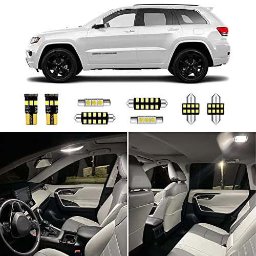 Kit de 15 luces LED interiores para Jeep Grand Cherokee miniatura 1