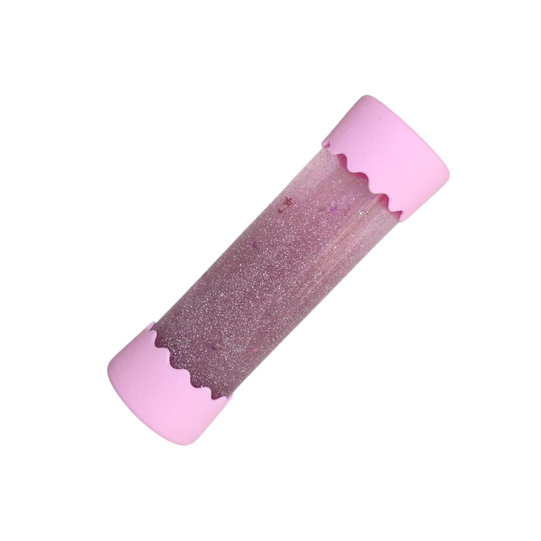 Jellystone Designs, Sensorisches Spiel Baby Calm Down Bottle mit Glitzer, sensorische Flasche für Kinder, involviert, entspannt und beruhigt Angst, Bubblegum, 15,5 x 4,5 x 4,5 cm