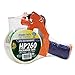 Duck Bladesafe 1078566 Bladesafe Antimicrobial Tape Gun w/Tape, 3-Inch Core, Metal/Plastic, Orange