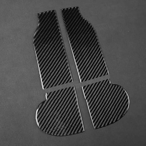 Adhesivo de Fibra de Carbono Real para Portavasos de Puerta miniatura 3