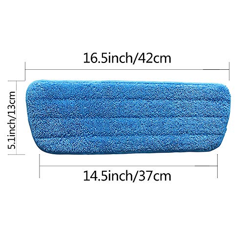 Microfiber Spray Mop Replacement Blade/Microfiber Mop Replacement Wet/Dry Mop Cleaning Pad From Re-Up Compatible Bona Floor Care System 4 Packs #TOP2