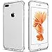 Pajuva iPhone 7 Plus Case, PC and TPU Transparent Thin Crystal Phone Case With Bumper, Clear