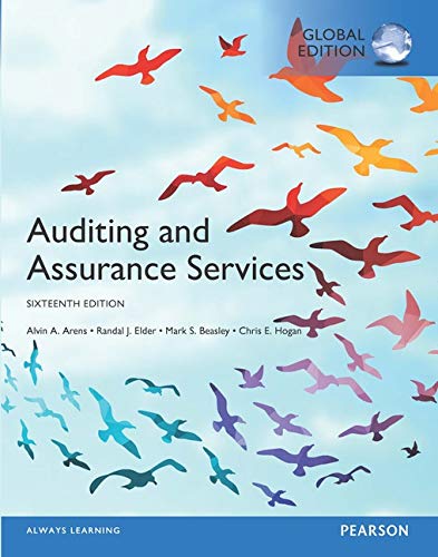 Pearson Auditing and Assurance Services, Global Edition