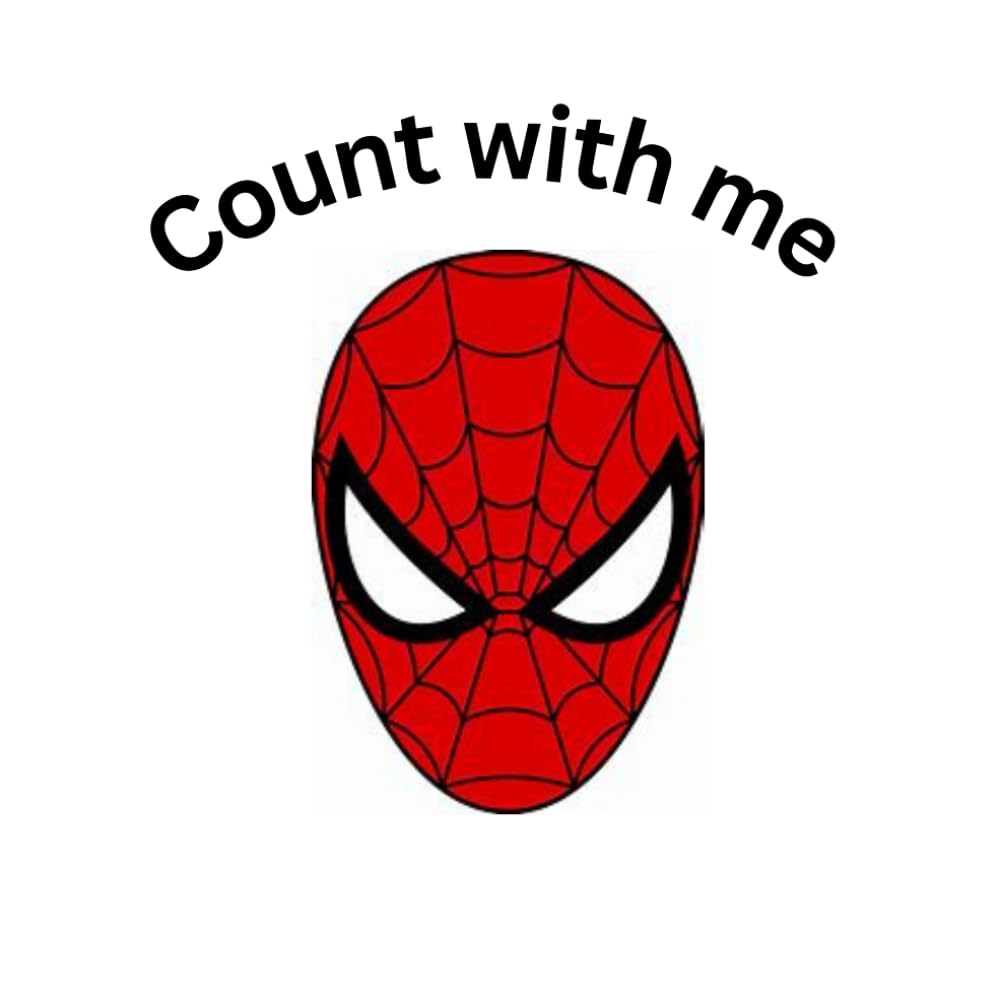 count with me: spiderman numbers and spelling