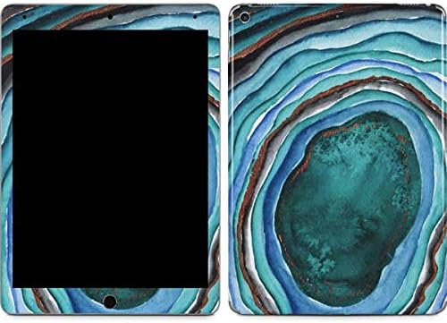 Skinit Decal Tablet skin compatible with iPad Air 10.9in (4th Gen, 2020) - Officially Licensed Turquoise Watercolor Geode Design