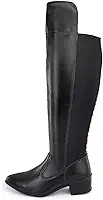 Bota Montaria Feminina Elástico Perna Grossa Over The Knee