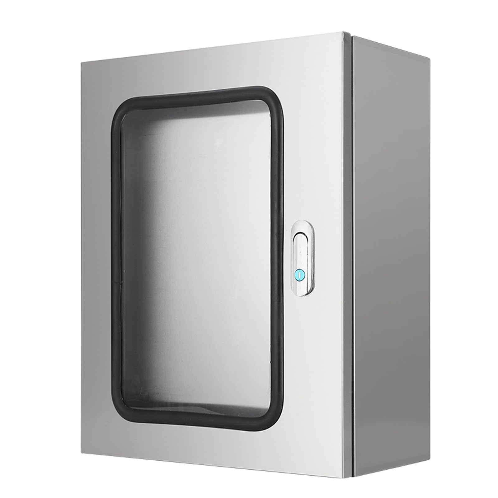 Scatola Elettrica da Esterno in Acciaio Inox 304, Cassetta per Contatore Elettrico IP65 Resistente All'acqua e Alla Polvere con Piastra di Montaggio e Finestra di Visualizzazione(800x600x300mm)