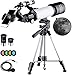 Produktbild BEBANG Teleskope für Astronomie, tragbares 70-mm-Refraktor-Teleskop für Anfänger und Kinder, mit verstellbarem Stativ, Fotoauslöser, 4 Mondfilter, Handy-Adapterhalterung und Rucksack