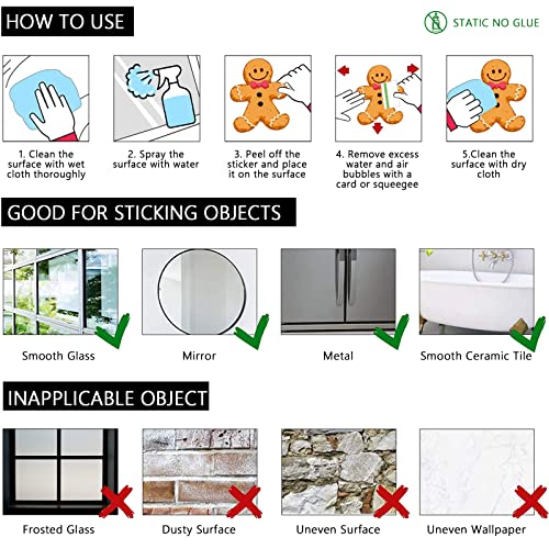 Yovkky 9 Sheets Graduation Large Window Clings, Class Of 2023 Congrats Grad Cap Diploma Gnome Classroom Black Gold Stickers Decal Decor, Back To School Senior Year College Congratulation Party Home Decorations #TOP6