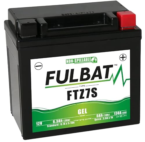 FULBAT BATERÍA FULBAT GEL FTZ7S / YTZ7S 12 V 6,3 AH 130 A