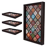 Objet de décoration unique : ce plateau bohème fleuri allie rangement pratique et charme vintage, ce qui en fait un ajout remarquable pour servir vos invités et embellir votre intérieur. plateau à café, plateau fleuri pour salle de bain