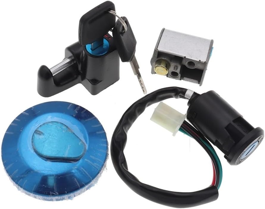 Z50バイク対応イグニッション燃料タンクキャップヘルメット盗難防止ロック