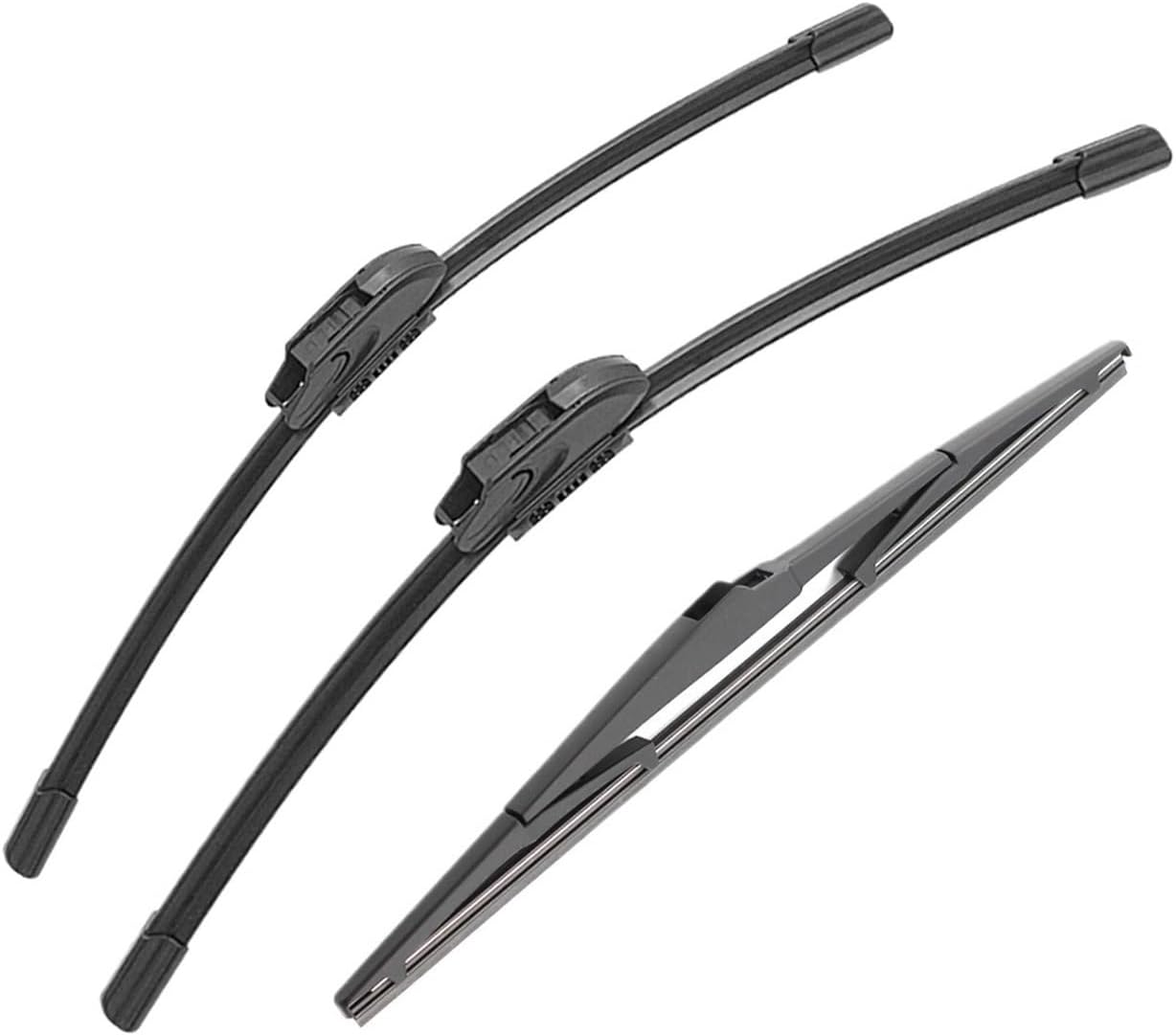 Car Windshield Wiper Compatible For Mazda CX-5 CX5 KE 2012-2017 Front And Rear Wiper Blade Brush Accessories 24"+18"+14" Wiper Kit