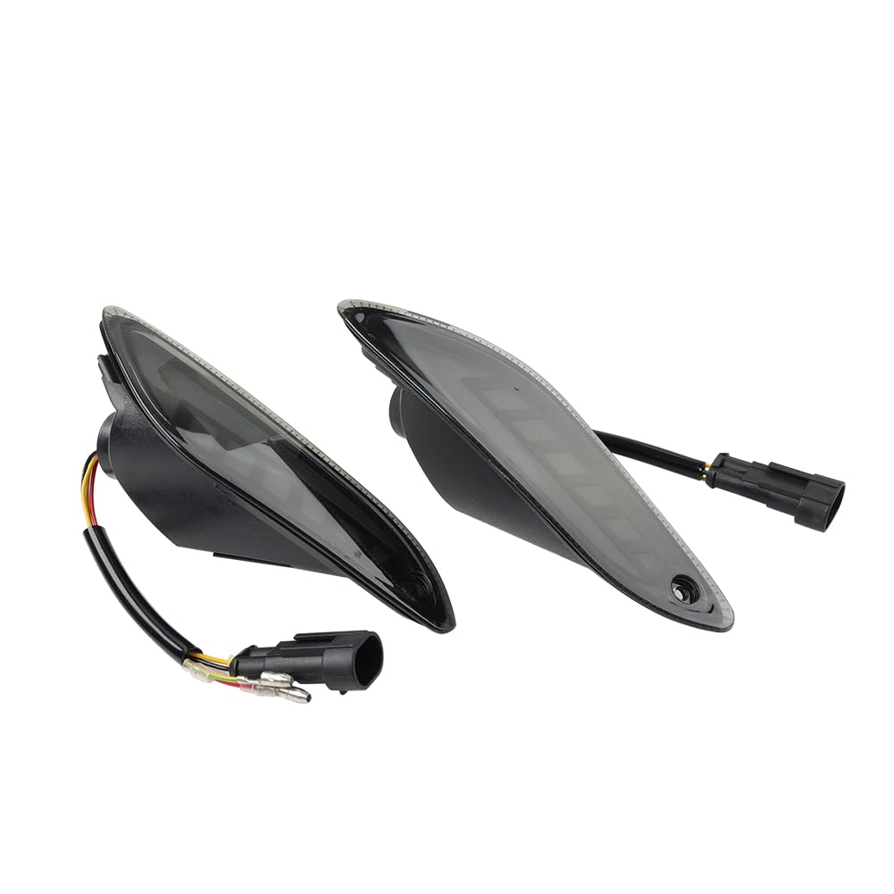 Cninba13 1 Pair (Rear Side) Front Turn Signal Indicator Daytime Running Light ABS For Vespa Sprint 50/125/150 2014-2023
