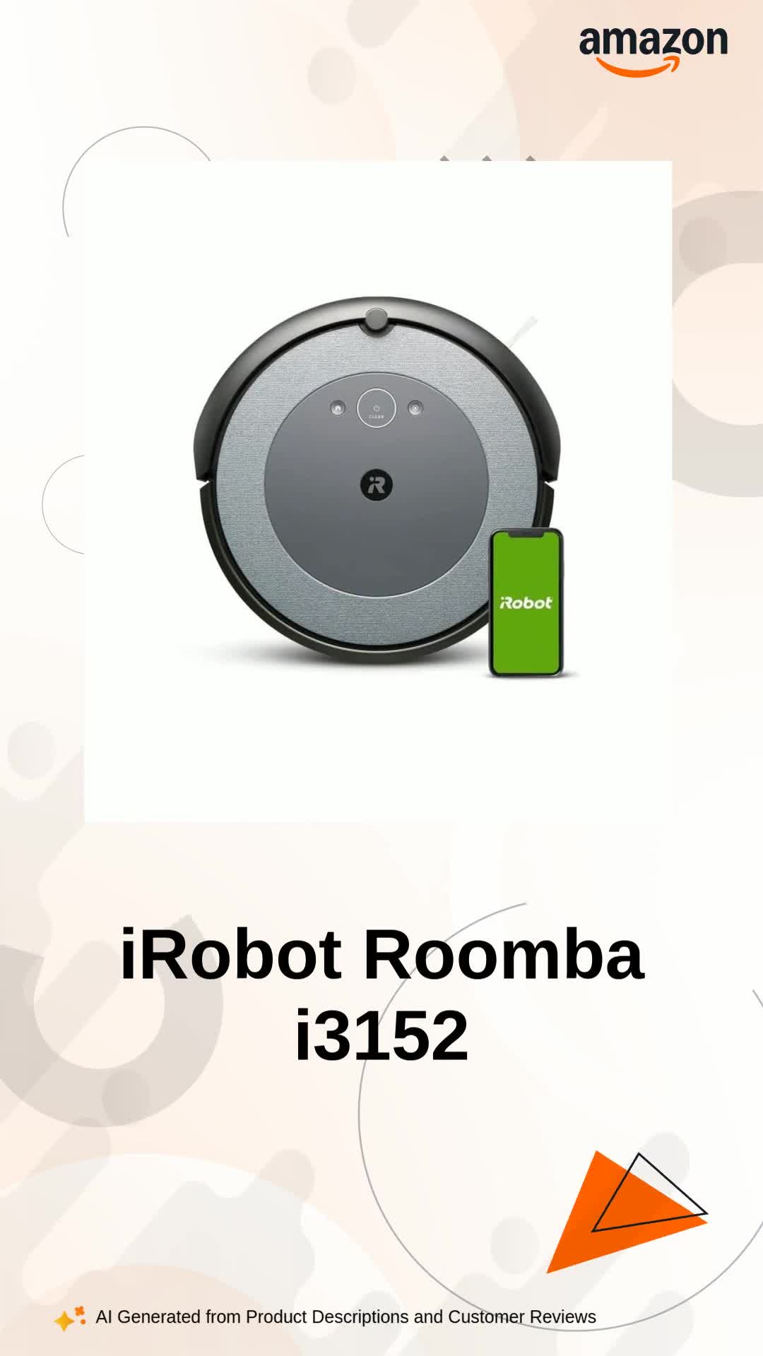 Irobot Roomba I3152 Connected Mapping Robot Vacuum with Dual Multi