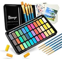 Algopix Similar Product 10 - Bianyo 36 Colors Watercolor Paint Set