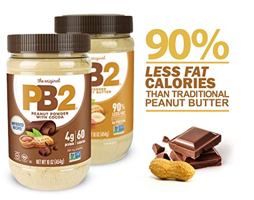 Pb2 Powdered Peanut Butter And Chocolate Peanut Butter 1 Lb (Pack Of 4 (2 Of Each Flavor)) #TOP3