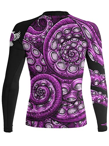 Raven Fightwear Women's Kraken Octopus Rash Guard MMA BJJ2