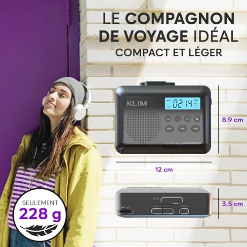 Lecteur Cassette K7 - Convertisseur Audio MP3 - Micro et Haut-Parleur – vue 7