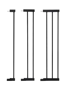 COMOMY 36" Tall Extentions for Pressure Mounted Pet Gate, 2.75", 5.5" and 8.25" Width Extensions, Only for COMOMY 36" Pet/Dog Gate, Black