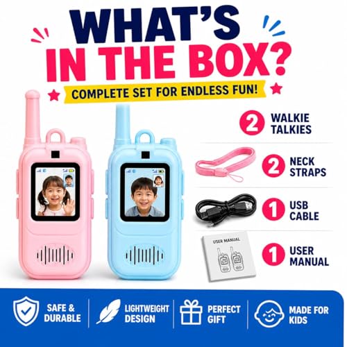 Image of Kids Smart Phone Toy with Camera & Video - Mini Touch Screen Smartphone & Walkie Talkie for Kids | Educational Toy Mobile Phone with Music & Games | Birthday Gift for Girls & Boys