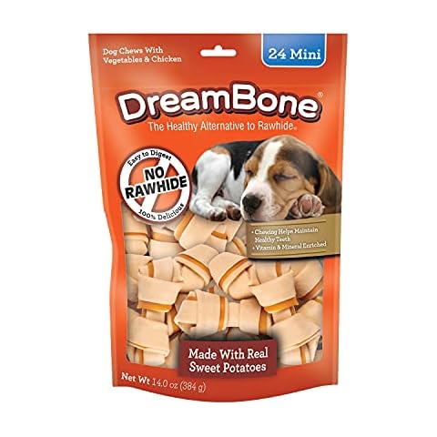 DreamBone Sweet Potato Dog Chew (24 Piece/Pack), Mini Cover