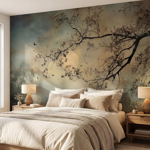 Bormia Misty Forest Peel and Stick Wallpaper Landscape Wall Murals by Bormia - Used condition - Image 2
