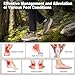 Men's Orthopedic Breathable Tennis Shoes: Supportive High Arch Orthotic Recovery Ergonomic Plantar Fasciitis Foot Pain Relief Walking Shoes, Fashion Standing Trail Sneakers Khaki Size 8