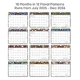 Calendar 2025-2026, 18-Month Calendar Runs from July 2025 to December 2026, 11.5" x 14.7", Spiral Binding Hanging Monthly Wall Calendar,Perfect for Home, School, or Office, Midnight Garden - Image 7