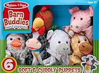 Melissa and Doug - Barn Buddies Hand Puppets (6 Pc)
